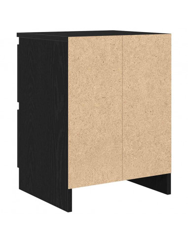 Mobile Porta TV Nero 40x35x54 cm in Legno Multistrato