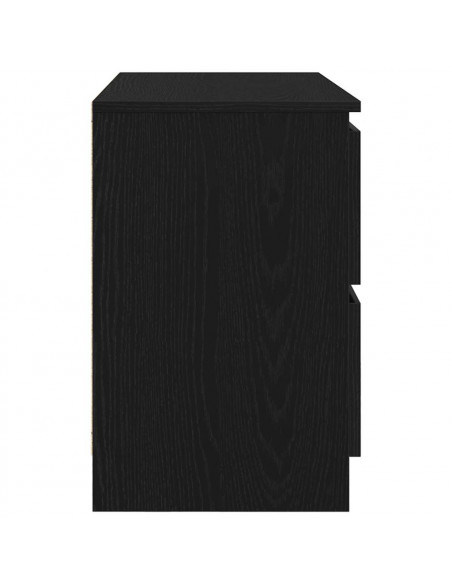 Mobile Porta TV Nero 80x35x54 cm in Legno Multistrato