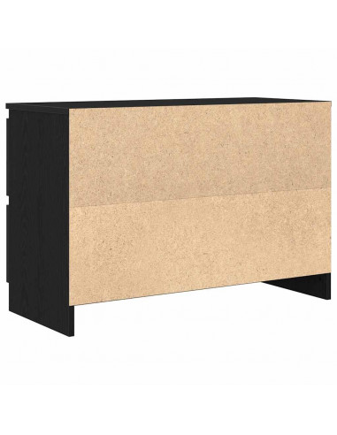 Mobile Porta TV Nero 80x35x54 cm in Legno Multistrato