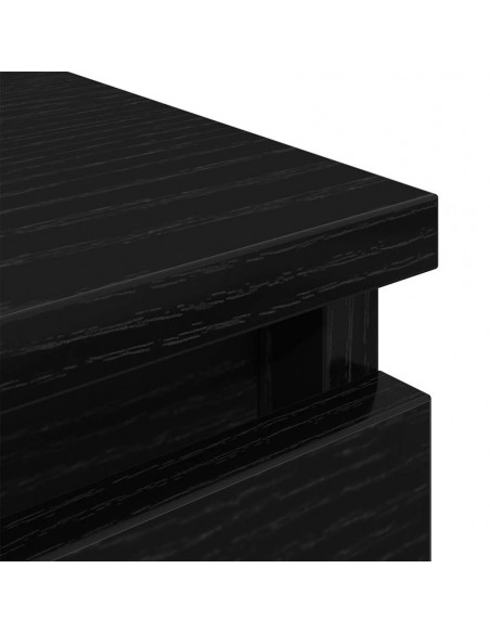 Mobile Porta TV Nero 80x35x54 cm in Legno Multistrato