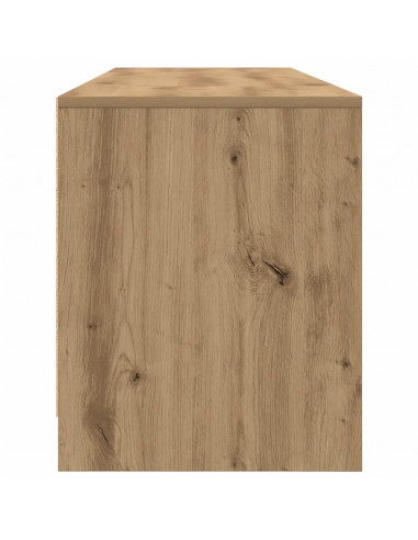 Mobile Porta TV Rovere Artigianale 188,5x41x50cm in Truciolato