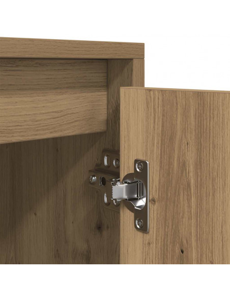 Mobile Porta TV Rovere Artigianale 188,5x41x50cm in Truciolato