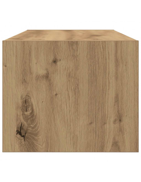 Mobile Porta TV Rovere Artigianale 80x31x25,5 cm Multistrato