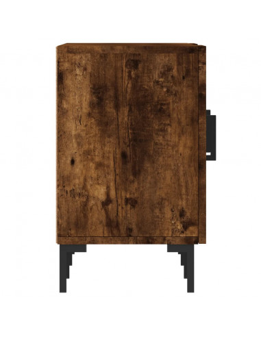 Mobile Porta TV Rovere Fumo 150x30x50 cm in Legno Multistrato