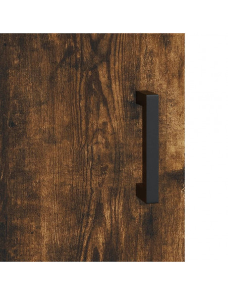 Mobile Porta TV Rovere Fumo 150x30x50 cm in Legno Multistrato