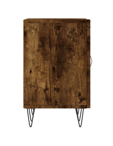 Mobile Porta TV Rovere Fumo 150x30x50 cm in Legno Multistrato