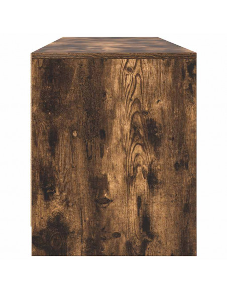 Mobile Porta TV Rovere Fumo 188,5x41x50 cm in Legno Multistrato