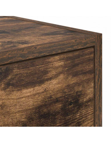 Mobile Porta TV Rovere Fumo 80x31x25,5 cm in Legno Multistrato