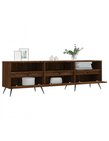 Mobile Porta TV Rovere Marrone 150x30x44,5 cm Legno Multistrato