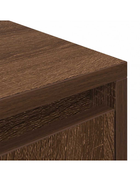 Mobile Porta TV Rovere Marrone 188,5x41x50 cm Legno Multistrato