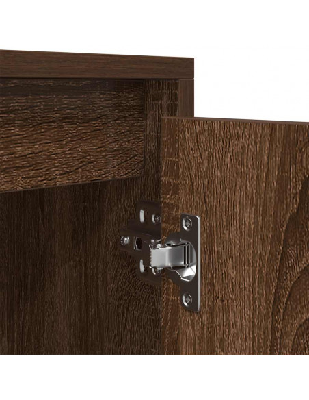 Mobile Porta TV Rovere Marrone 188,5x41x50 cm Legno Multistrato