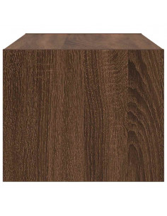 Mobile Porta TV Rovere Marrone 60x31x25,5 cm Legno Multistrato 2