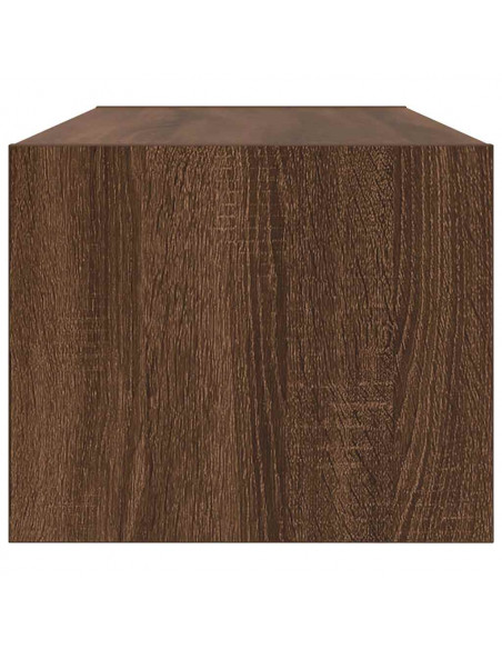 Mobile Porta TV Rovere Marrone 80x31x25,5 cm Legno Multistrato