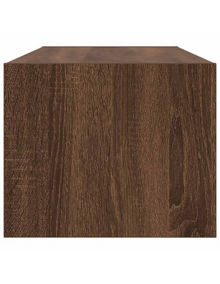 Mobile Porta TV Rovere Marrone 80x31x25,5 cm Legno Multistrato