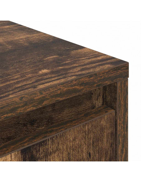 Mobile Porta TV Rovere Marrone 80x31x25,5 cm Legno Multistrato