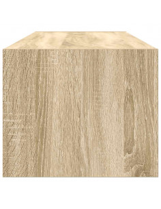 Mobile Porta TV Rovere Sonoma 100x31x25,5 cm Legno Multistrato 2