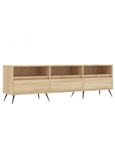Mobile Porta TV Rovere Sonoma 150x30x44,5 cm Legno Multistrato