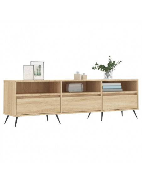 Mobile Porta TV Rovere Sonoma 150x30x44,5 cm Legno Multistrato