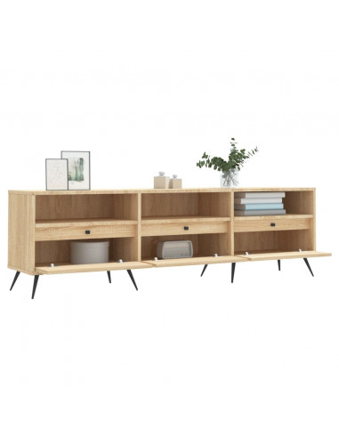Mobile Porta TV Rovere Sonoma 150x30x44,5 cm Legno Multistrato