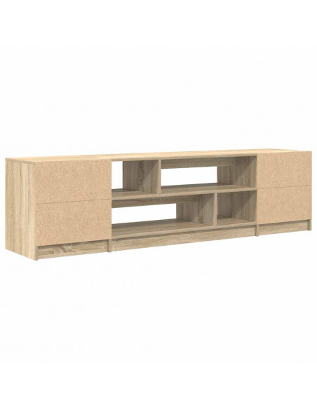 Mobile Porta TV Rovere Sonoma 188,5x41x50 cm in Truciolato