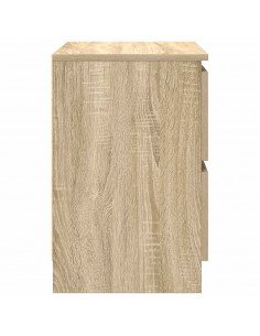 Mobile Porta TV Rovere Sonoma 40x35x54 cm in Legno Multistrato 2