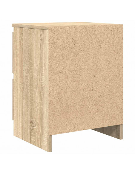 Mobile Porta TV Rovere Sonoma 40x35x54 cm in Legno Multistrato