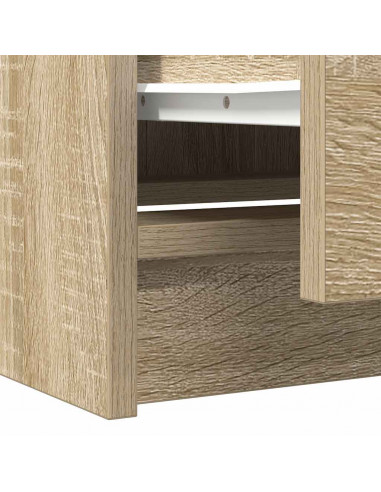 Mobile Porta TV Rovere Sonoma 40x35x54 cm in Legno Multistrato