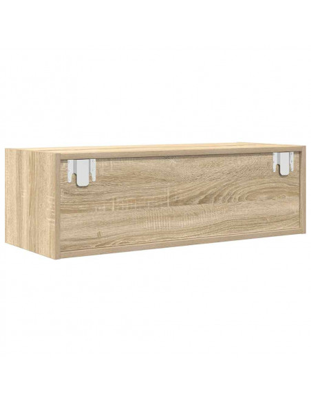 Mobile Porta TV Rovere Sonoma 80x31x25,5 cm Legno Multistrato