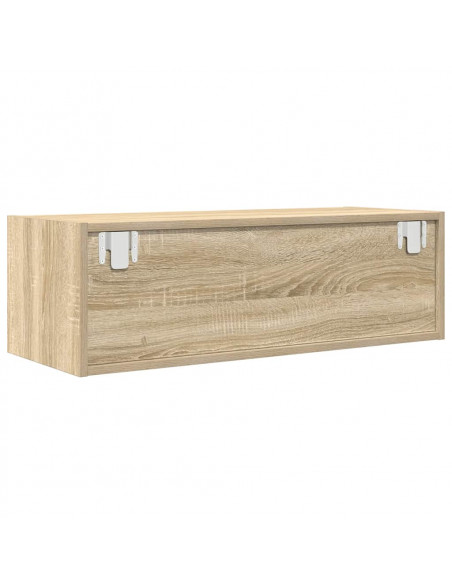 Mobile Porta TV Rovere Sonoma 80x31x25,5 cm Legno Multistrato