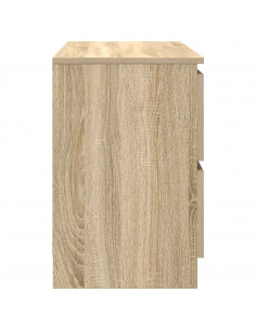 Mobile Porta TV Rovere Sonoma 80x35x54 cm in Legno Multistrato 2