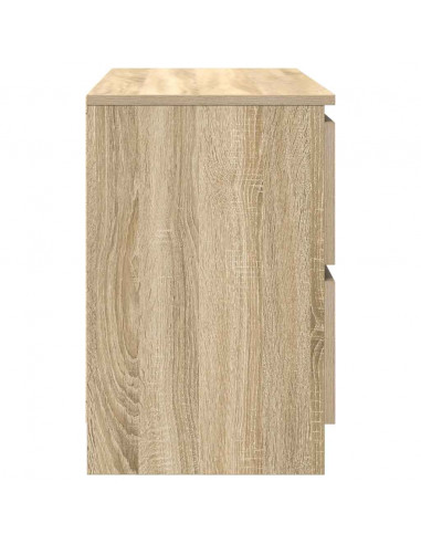 Mobile Porta TV Rovere Sonoma 80x35x54 cm in Legno Multistrato