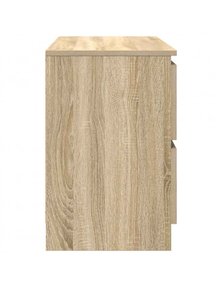 Mobile Porta TV Rovere Sonoma 80x35x54 cm in Legno Multistrato