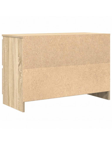 Mobile Porta TV Rovere Sonoma 80x35x54 cm in Legno Multistrato