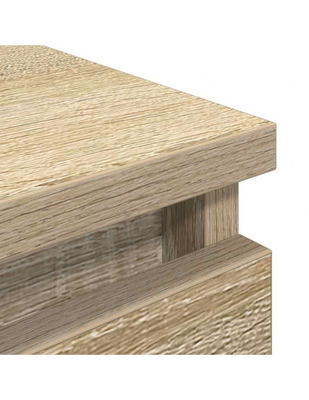 Mobile Porta TV Rovere Sonoma 80x35x54 cm in Legno Multistrato