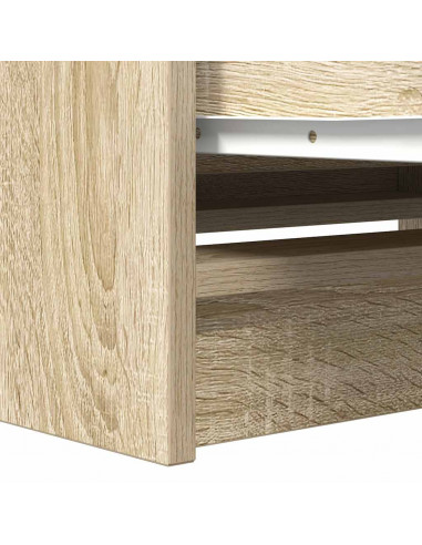 Mobile Porta TV Rovere Sonoma 80x35x54 cm in Legno Multistrato