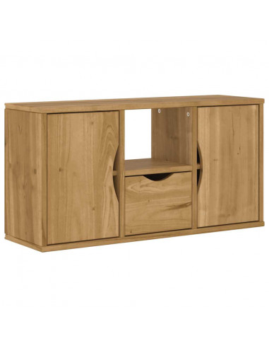 Mobile TV 5 pz con Contenitore ODDA in Legno Massello di Pino