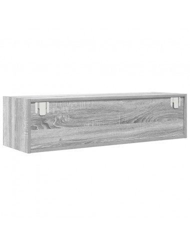 Mobile TV Grigio Sonoma 100x31x25,5 cm in Legno Multistrato