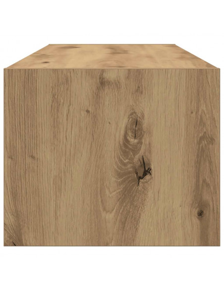 Mobile TV Rovere Artigianale 100x31x25,5cm in Legno Multistrato