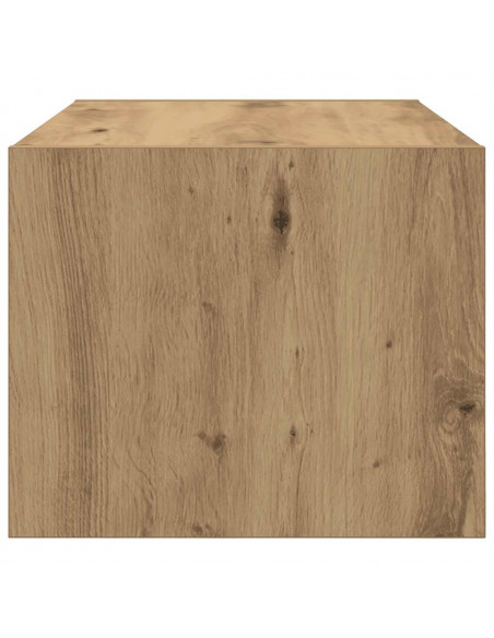 Mobile TV Rovere Artigianale 60x31x25,5 cm in Legno Multistrato