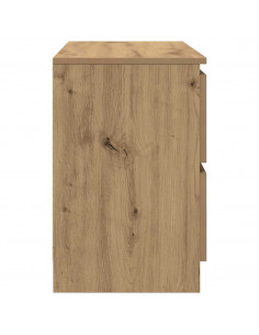 Mobile TV Rovere Artigianale 80x35x54 cm in Legno Multistrato 2