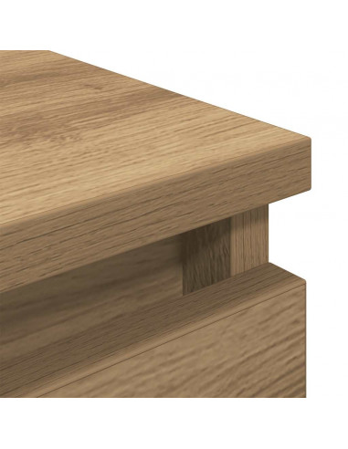 Mobile TV Rovere Artigianale 80x35x54 cm in Legno Multistrato