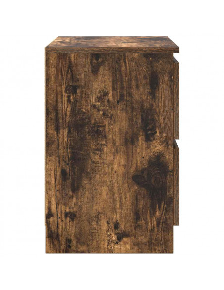 Mobile TV Rovere Fumo 40x35x54 cm in Legno Multistrato