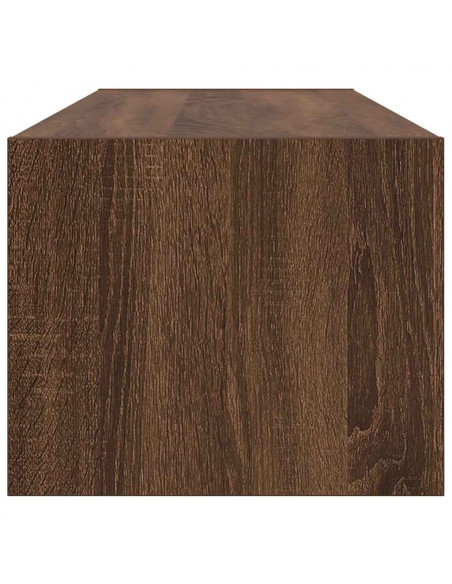 Mobile TV Rovere Marrone 100x31x25,5 cm in Legno Multistrato