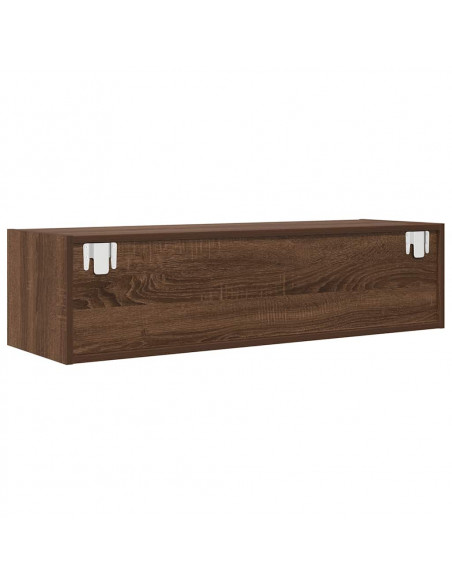 Mobile TV Rovere Marrone 100x31x25,5 cm in Legno Multistrato