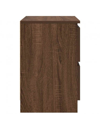 Mobile TV Rovere Marrone 40x35x54 cm in Legno Multistrato