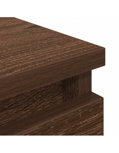 Mobile TV Rovere Marrone 40x35x54 cm in Legno Multistrato