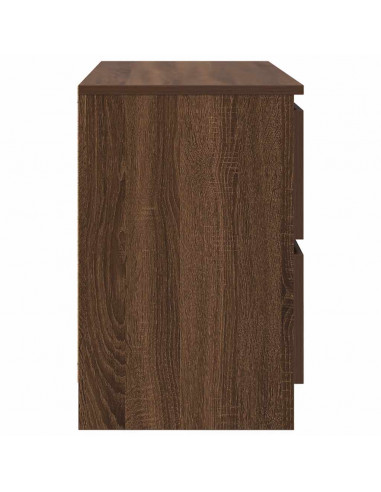 Mobile TV Rovere Marrone 80x35x54 cm in Legno Multistrato