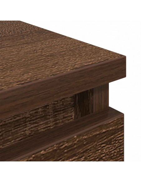 Mobile TV Rovere Marrone 80x35x54 cm in Legno Multistrato
