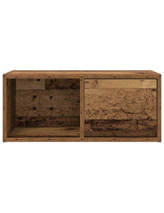Mobili Porta TV 2 pz Legno Antico 60x31x25,5 cm in Truciolato 2