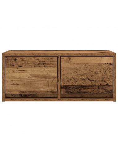 Mobili Porta TV 2 pz Legno Antico 60x31x25,5 cm in Truciolato